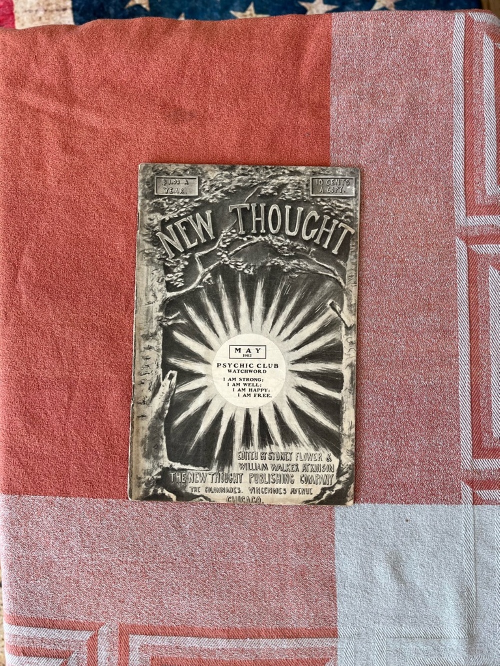 Vintage 1902 New Thought Magazine